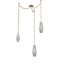 Hammerton SNB0049-03-GB-RS-CH3-L1 - Aalto Multi Light Pendant Multi Port Canopy Gilded Brass