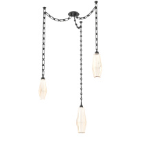 Hammerton SNB0049-03-MB-RA-CH3-L3 - Aalto Multi Light Pendant Multi Port Canopy Matte Black