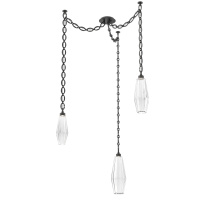 Hammerton SNB0049-03-MB-RC-CH2-L3 - Aalto Multi Light Pendant Multi Port Canopy Matte Black