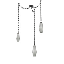 Hammerton SNB0049-03-MB-RS-CH3-L3 - Aalto Multi Light Pendant Multi Port Canopy Matte Black