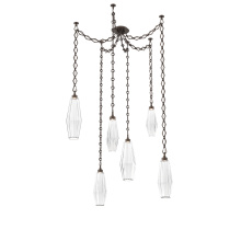 Hammerton SNB0049-06-FB-RC-CH1-L1 - Aalto Multi Light Pendant Multi Port Canopy Flat Bronze
