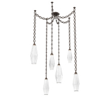 Hammerton SNB0049-06-FB-RC-CH2-L3 - Aalto Multi Light Pendant Multi Port Canopy Flat Bronze