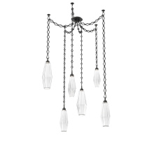 Hammerton SNB0049-06-MB-RC-CH1-L3 - Aalto Multi Light Pendant Multi Port Canopy Matte Black