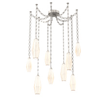 Hammerton SNB0049-09-BS-RA-CH2-L3 - Aalto Multi Light Pendant Multi Port Canopy Beige Silver