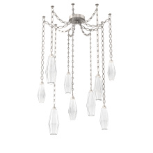 Hammerton SNB0049-09-BS-RC-CH2-L3 - Aalto Multi Light Pendant Multi Port Canopy Beige Silver