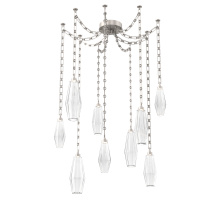 Hammerton SNB0049-09-BS-RC-CH3-L1 - Aalto Multi Light Pendant Multi Port Canopy Beige Silver