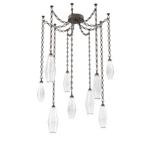 Hammerton SNB0049-09-FB-RC-CH1-L3 - Aalto Multi Light Pendant Multi Port Canopy Flat Bronze
