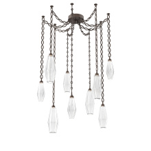 Hammerton SNB0049-09-FB-RC-CH2-L3 - Aalto Multi Light Pendant Multi Port Canopy Flat Bronze
