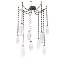 Hammerton SNB0049-09-FB-RC-CH3-L3 - Aalto Multi Light Pendant Multi Port Canopy Flat Bronze