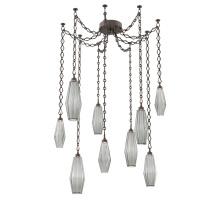 Hammerton SNB0049-09-FB-RS-CH1-L3 - Aalto Multi Light Pendant Multi Port Canopy Flat Bronze