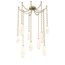 Hammerton SNB0049-09-GB-RA-CH2-L3 - Aalto Multi Light Pendant Multi Port Canopy Gilded Brass