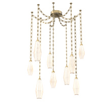 Hammerton SNB0049-09-GB-RA-CH3-L1 - Aalto Multi Light Pendant Multi Port Canopy Gilded Brass