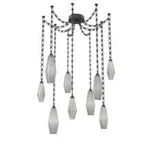 Hammerton SNB0049-09-MB-RS-CH3-L3 - Aalto Multi Light Pendant Multi Port Canopy Matte Black