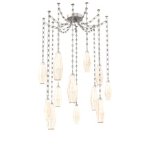 Hammerton SNB0049-12-BS-RA-CH3-L1 - Aalto Multi Light Pendant Multi Port Canopy Beige Silver