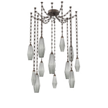 Hammerton SNB0049-12-FB-RS-CH3-L3 - Aalto Multi Light Pendant Multi Port Canopy Flat Bronze