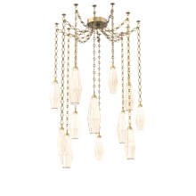 Hammerton SNB0049-12-GB-RA-CH1-L1 - Aalto Multi Light Pendant Multi Port Canopy Gilded Brass