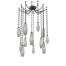 Hammerton SNB0049-12-MB-RS-CH3-L3 - Aalto Multi Light Pendant Multi Port Canopy Matte Black