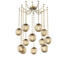Hammerton SNB0066-12-GB-GB-CH1-L1 - Aster LED Multi Light Pendant Multi Port Canopy Gilded Brass