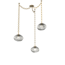 Hammerton SNB0068-03-GB-ZS-CH2-L1 - Nova LED Multi Light Pendant Gilded Brass