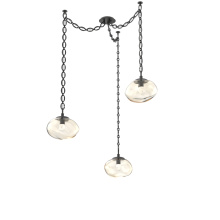 Hammerton SNB0068-03-MB-FA-CH2-L1 - Nova LED Multi Light Pendant Matte Black
