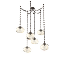 Hammerton SNB0068-06-FB-ZA-CH1-L1 - Nova LED Multi Light Pendant Flat Bronze