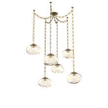 Hammerton SNB0068-06-GB-FA-CH2-L1 - Nova LED Multi Light Pendant Gilded Brass