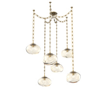 Hammerton SNB0068-06-GB-FA-CH3-L3 - Nova LED Multi Light Pendant Gilded Brass
