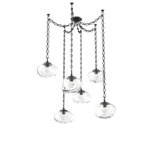 Hammerton SNB0068-06-MB-ZC-CH1-L1 - Nova LED Multi Light Pendant Matte Black