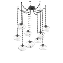 Hammerton SNB0068-09-MB-FC-CH1-L1 - Nova LED Multi Light Pendant Matte Black