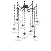 Hammerton SNB0068-09-MB-FC-CH2-L3 - Nova LED Multi Light Pendant Matte Black