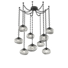 Hammerton SNB0068-09-MB-ZS-CH2-L1 - Nova LED Multi Light Pendant Matte Black