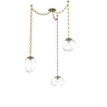 Hammerton SNB0069-03-GB-GC-CH2-L1 - Cosmos LED Multi Light Pendant Gilded Brass