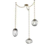 Hammerton SNB0069-03-GB-GS-CH1-L3 - Cosmos LED Multi Light Pendant Gilded Brass