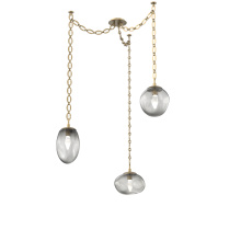 Hammerton SNB0069-03-GB-GS-CH2-L1 - Cosmos LED Multi Light Pendant Gilded Brass
