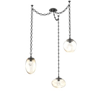 Hammerton SNB0069-03-MB-ZA-CH1-L3 - Cosmos LED Multi Light Pendant Matte Black