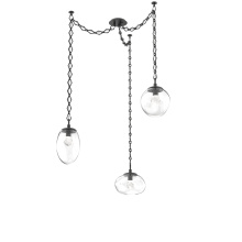 Hammerton SNB0069-03-MB-ZC-CH1-L1 - Cosmos LED Multi Light Pendant Matte Black
