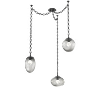Hammerton SNB0069-03-MB-ZS-CH1-L3 - Cosmos LED Multi Light Pendant Matte Black