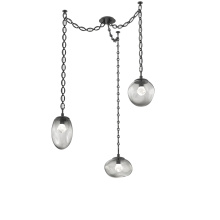 Hammerton SNB0069-03-MB-ZS-CH2-L3 - Cosmos LED Multi Light Pendant Matte Black