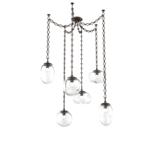 Hammerton SNB0069-06-FB-FC-CH1-L1 - Cosmos LED Multi Light Pendant Flat Bronze