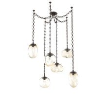 Hammerton SNB0069-06-FB-GA-CH1-L3 - Cosmos LED Multi Light Pendant Flat Bronze