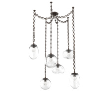 Hammerton SNB0069-06-FB-ZC-CH2-L3 - Cosmos LED Multi Light Pendant Flat Bronze