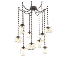 Hammerton SNB0069-09-FB-GA-CH3-L1 - Cosmos LED Multi Light Pendant Flat Bronze