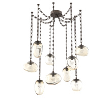 Hammerton SNB0069-09-FB-ZA-CH3-L3 - Cosmos LED Multi Light Pendant Flat Bronze