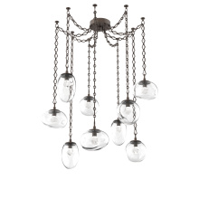 Hammerton SNB0069-09-FB-ZC-CH1-L1 - Cosmos LED Multi Light Pendant Flat Bronze