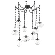 Hammerton SNB0069-09-MB-FC-CH2-L3 - Cosmos LED Multi Light Pendant Matte Black