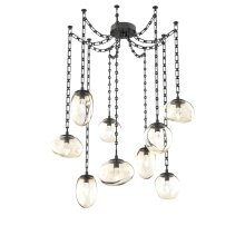Hammerton SNB0069-09-MB-GA-CH3-L1 - Cosmos LED Multi Light Pendant Matte Black