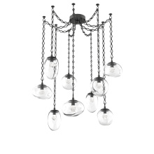 Hammerton SNB0069-09-MB-ZC-CH1-L1 - Cosmos LED Multi Light Pendant Matte Black