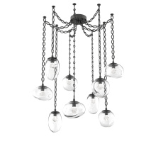 Hammerton SNB0069-09-MB-ZC-CH2-L1 - Cosmos LED Multi Light Pendant Matte Black