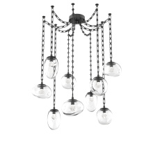 Hammerton SNB0069-09-MB-ZC-CH3-L1 - Cosmos LED Multi Light Pendant Matte Black