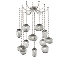 Hammerton SNB0069-12-BS-FS-CH2-L3 - Cosmos LED Multi Light Pendant Beige Silver